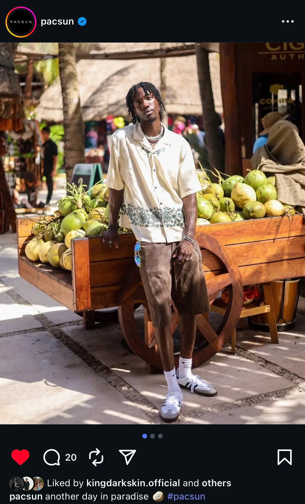 Dorvell Ferguson Jr. modeling — brand recognitions