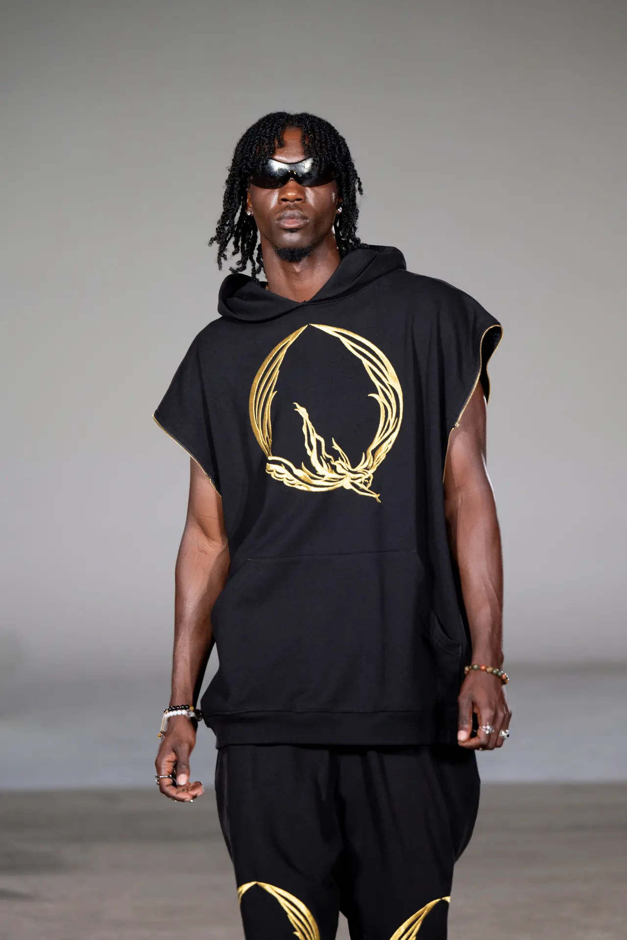 Dorvell Ferguson Jr. modeling — runway
